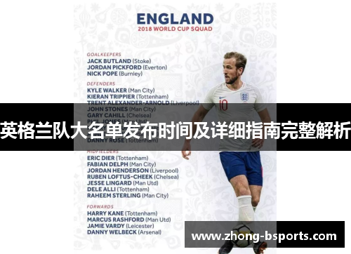 英格兰队大名单发布时间及详细指南完整解析